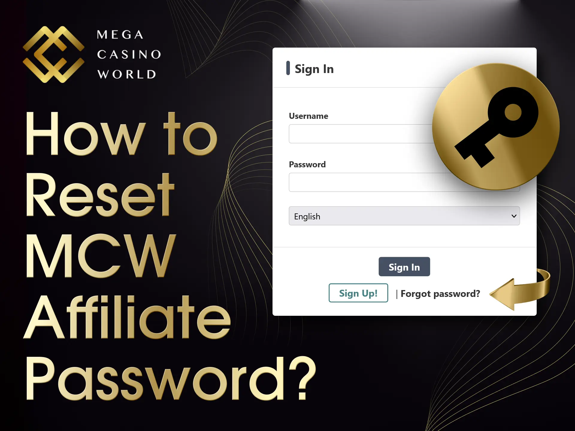 You can reset and change your MCW affiliate account password.