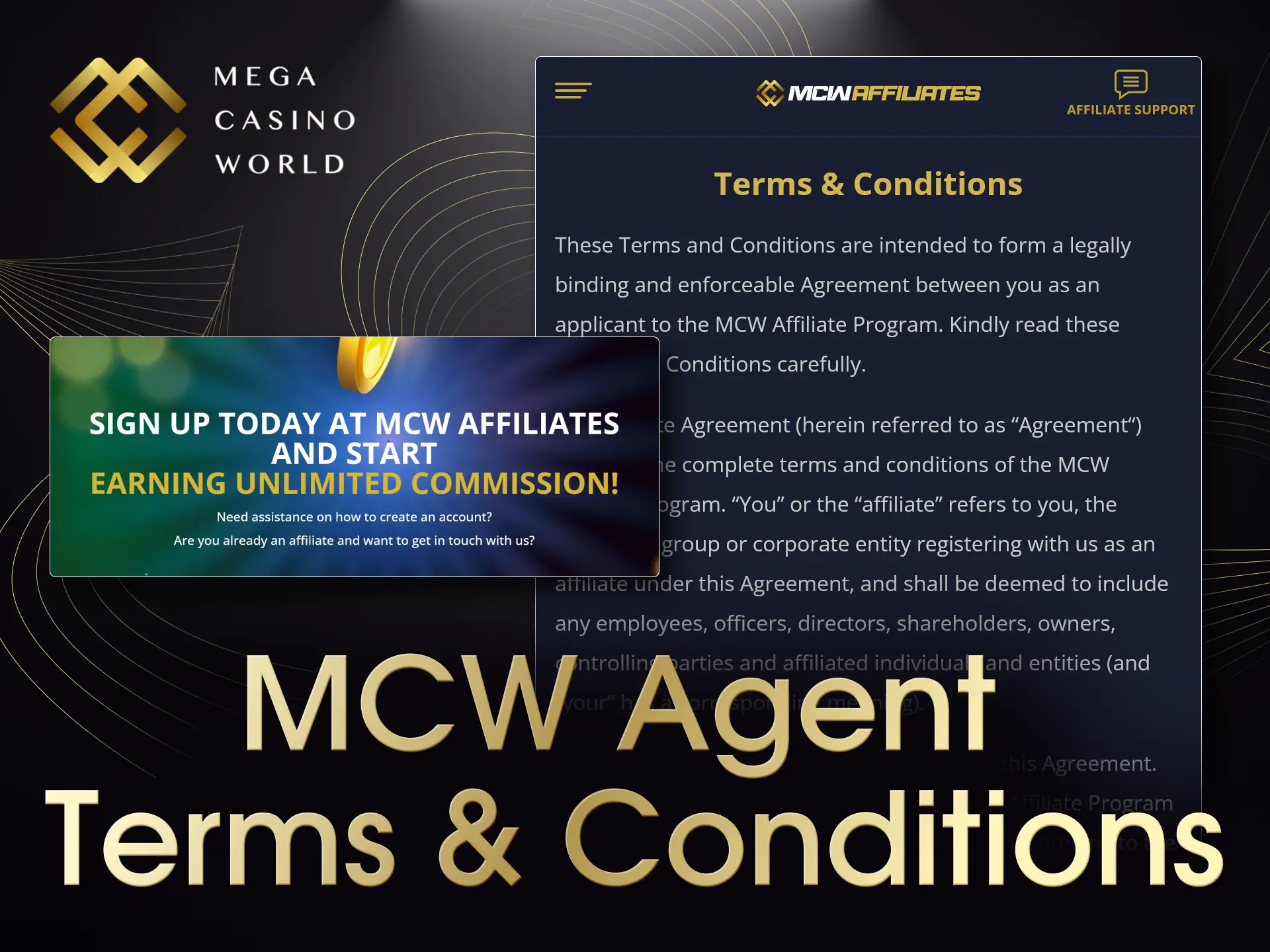 Members of the MCW affiliate program must adhere to its rules.