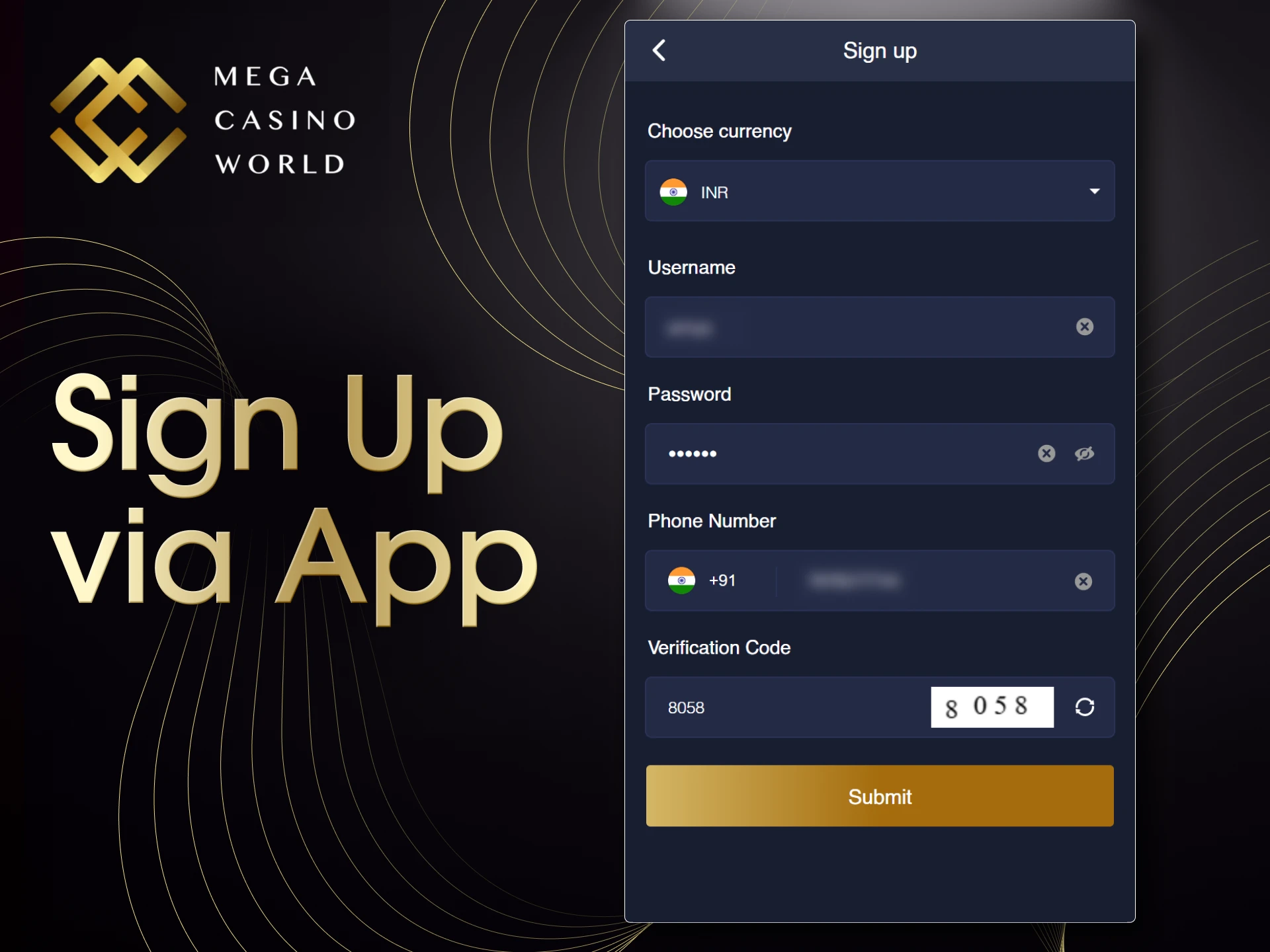 Create an account through the MCW mobile app.