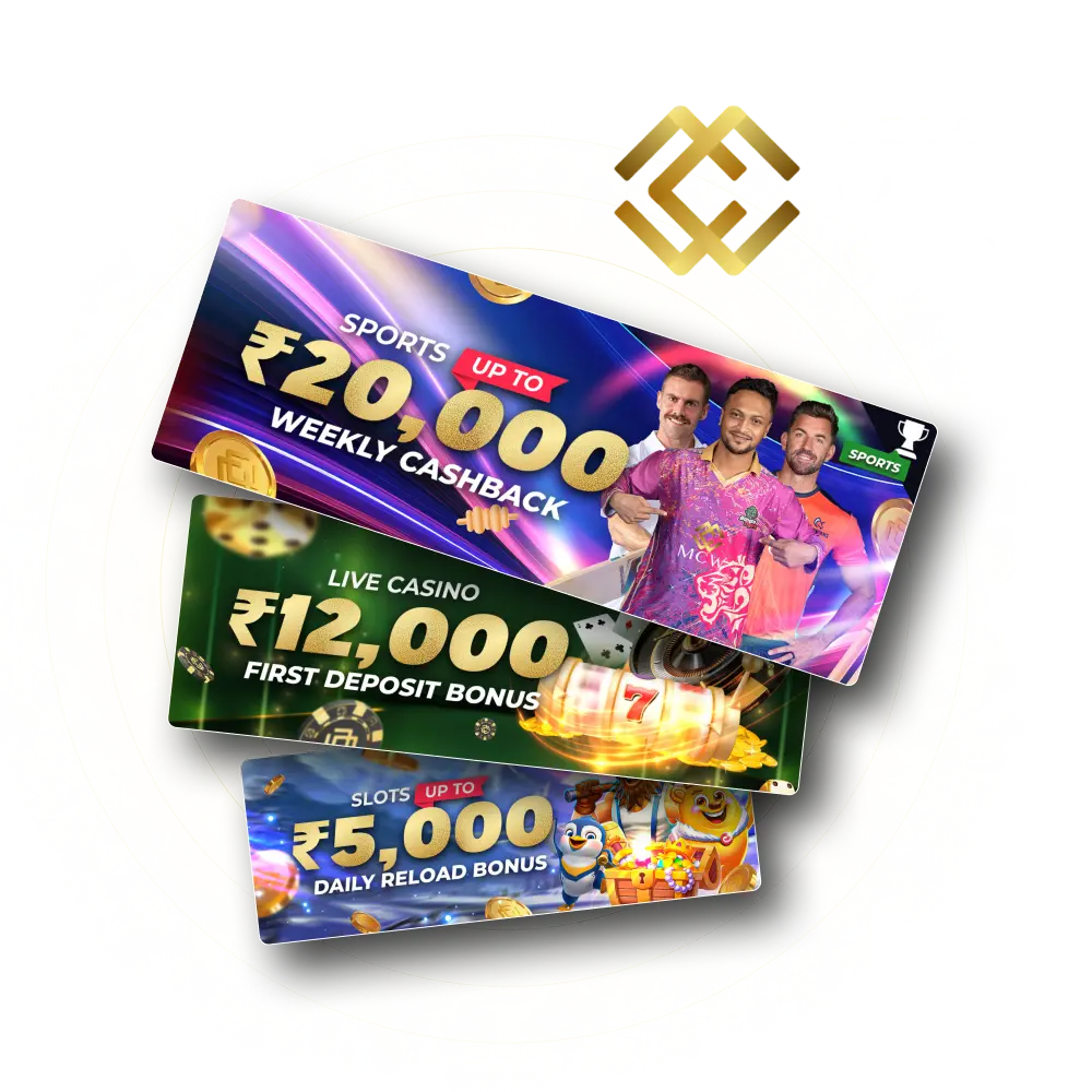 A variety of bonuses are available for Indian users at Mega Casino World.