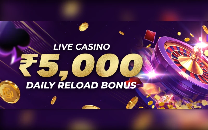 Casino Daily Reload bonus from the MCW.