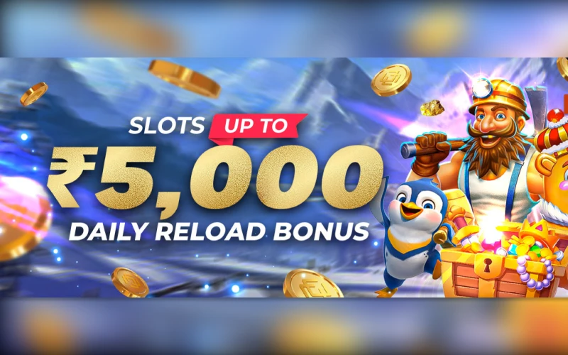 Slots Daily Reload bonus from the MCW.