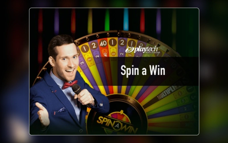 Spin a Win game at Mega Casino World.