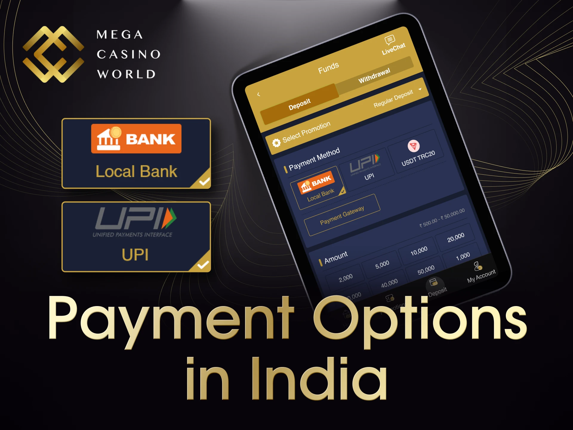 MCW provides Indian users fast and fee-free payment transactions.