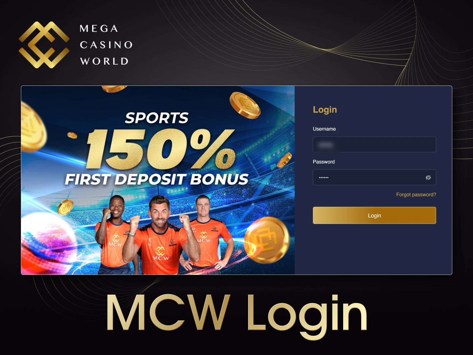 You can log in to your MCW account after registering.