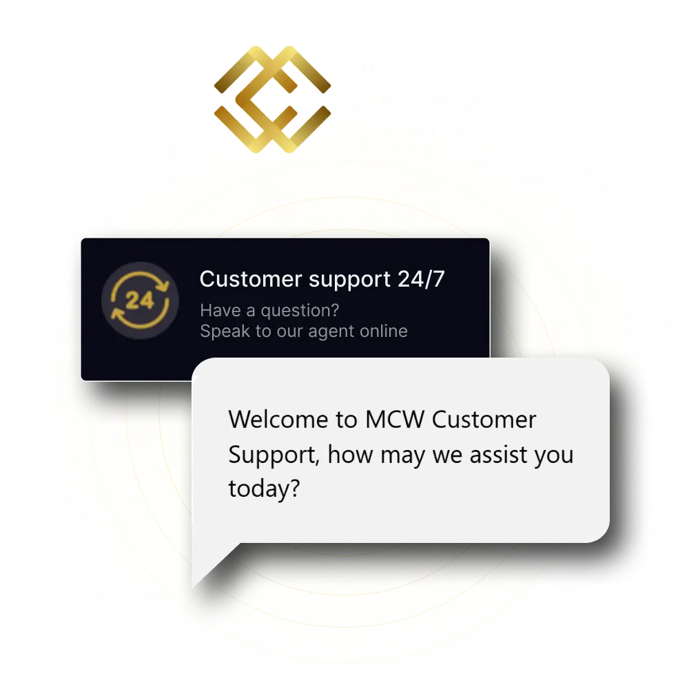 The MCW customer support team communicates in both English and Hindi.